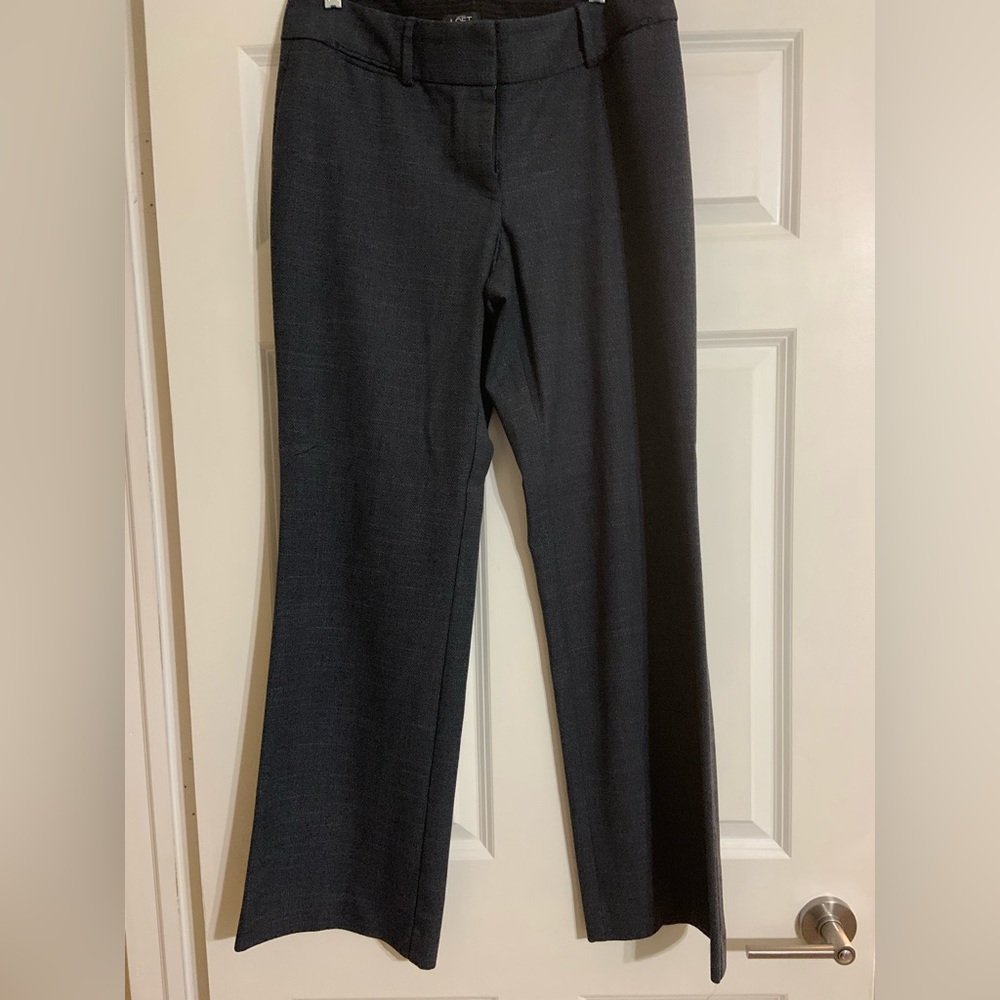 COPY - Ann Taylor Loft Dark Gray Julie Trouser size 8